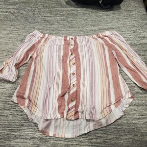 Off the shoulder shirt